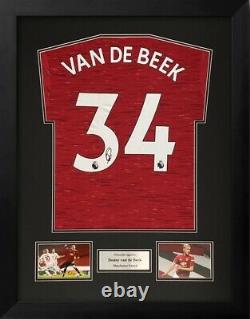 OFFER! Donny van de Beek Hand Signed Manchester United 20-21 Home Shirt With COA