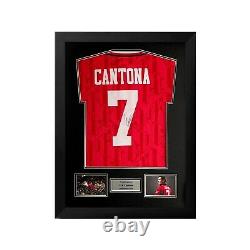OFFER! Eric Cantona Manchester United Football Shirt Signed 1994 Man Utd FRAMED