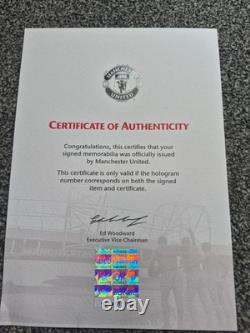 Official Cert Squad Signed Manchester United Women's Promotion Season 2018/19
