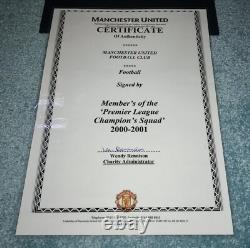 Official MUFC Certified 2000-2001 Manchester United Squad Signed Ball