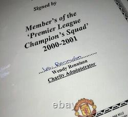 Official MUFC Certified 2000-2001 Manchester United Squad Signed Ball