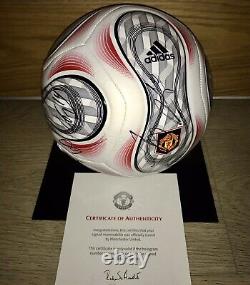 Official MUFC Hologram COA Manchester United 2022-2023 Squad Signed Ball