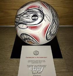 Official MUFC Hologram COA Manchester United 2022-2023 Squad Signed Ball