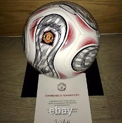 Official MUFC Hologram COA Manchester United 2022-2023 Squad Signed Ball