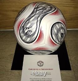 Official MUFC Hologram COA Manchester United 2022-2023 Squad Signed Ball