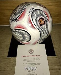 Official MUFC Hologram COA Manchester United 2022-2023 Squad Signed Ball