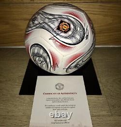 Official MUFC Hologram COA Manchester United 2022-2023 Squad Signed Ball