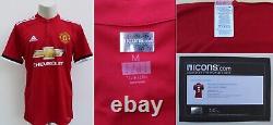 Official Manchester United Home Shirt Signed by Paul McGrath No. 5 with ICONS COA