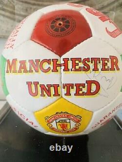 Official Manchester United Signed Football 1991/92 Season with Certificate & Doc