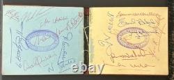 Official Stamped Signed X16 Manchester United Autograph Book Page Bobby Charlton