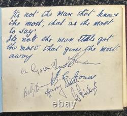 Official Stamped Signed X16 Manchester United Autograph Book Page Bobby Charlton