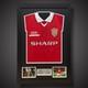 Ole Gunnar Solskjaer Hand Signed Manchester United Football Shirt Framed &pound;299