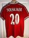 Ole Gunnar Solskjaer Manchester United 1996 Number 20 Home Shirt Signed COA