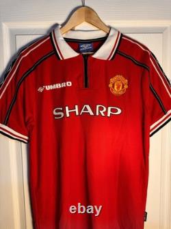 Ole Gunnar Solskjaer Manchester United 1996 Number 20 Home Shirt Signed COA