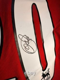 Ole Gunnar Solskjaer Manchester United 1996 Number 20 Home Shirt Signed COA