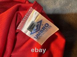 Ole Gunnar Solskjaer Manchester United 1996 Number 20 Home Shirt Signed COA