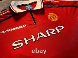 Ole Gunnar Solskjaer Manchester United 1996 Number 20 Home Shirt Signed COA