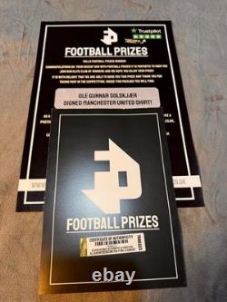 Ole Gunnar Solskjaer Manchester United 1996 Number 20 Home Shirt Signed COA