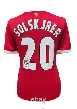 Ole Gunnar Solskjaer Signed Manchester United Football Shirt With Proof Coa