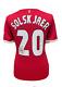 Ole Gunnar Solskjaer Signed Manchester United Football Shirt With Proof Coa