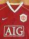 Ole Solskjaer Hand Signed Manchester United Home Shirt 2006-07 Champions