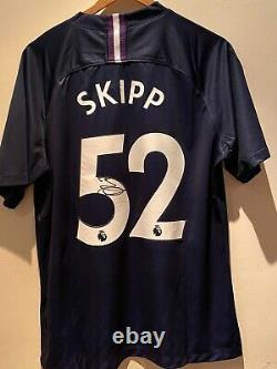 Oliver Skipp Signed Tottenham Spurs Shirt + Coa With Exact Proof