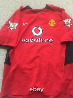 Original worn v. Nistelrooy signed football shirt