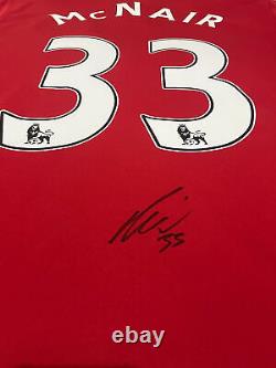 Paddy McNair- Manchester United 2014/15 Signed Shirt Proof no