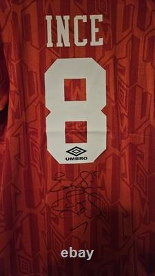 Paul Ince Hand Signed Manchester United Shirt