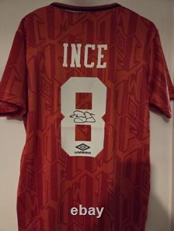 Paul Ince Manchester United Signed Shirt