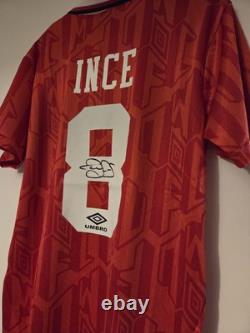 Paul Ince Manchester United Signed Shirt