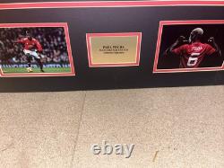 Paul Pogba #6 Signed Manchester United Framed Shirt Display With COA