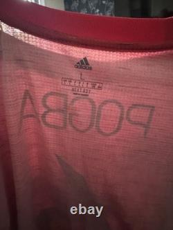 Paul Pogba Manchester United Signed Match Shirt Large