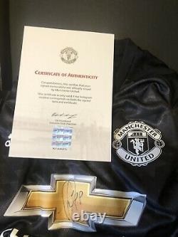 Paul Pogba Signed Manchester United Away Shirt With Club COA/Presentation Box