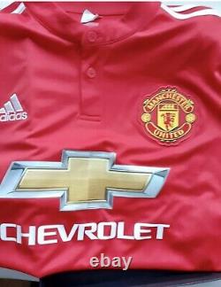 Paul Pogba Signed Manchester United Football Shirt direct from the Club