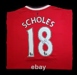 Paul Scholes #18 Signed Manchester United Shirt