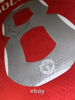 Paul Scholes 2008 Manchester United Signed Shirt