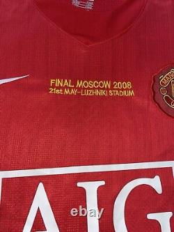 Paul Scholes 2008 Manchester United Signed Shirt