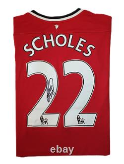 Paul Scholes #22 2011/2012 Signed Manchester United shirt