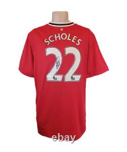 Paul Scholes #22 2011/2012 Signed Manchester United shirt