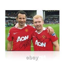 Paul Scholes And Ryan Giggs Signed Manchester United Photo