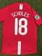 Paul Scholes Hand Signed Manchester United Shirt With Exact Proof And Coa