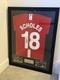 Paul Scholes Manchester United Framed Football Jersey Shirt & Signature No COA
