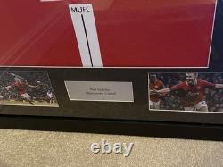 Paul Scholes Manchester United Framed Football Jersey Shirt & Signature No COA