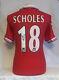 Paul Scholes Manchester United Hand Signed Football Shirt £150