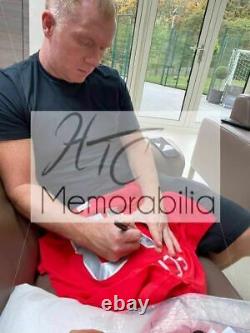 Paul Scholes Manchester United Signed 2008 CL Shirt