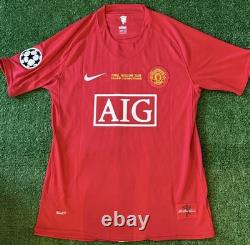 Paul Scholes Signed 08 Manchester United UCL Shirt with EXACT VIDEO PROOF & COA
