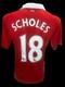 Paul Scholes Signed Manchester United 10/11 Home Shirt Exact Proof