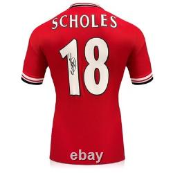 Paul Scholes Signed Manchester United 1998-00 Football Shirt