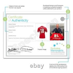 Paul Scholes Signed Manchester United 1998-00 Football Shirt. Icon Frame